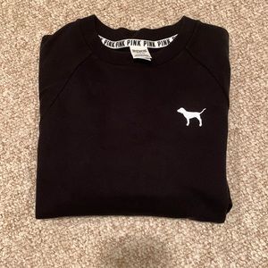 PINK dog lightly worn crewneck